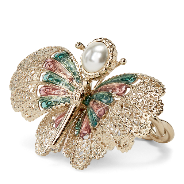 Brass-Enamel Butterfly Ring voor dames | Ralph Lauren® NL
