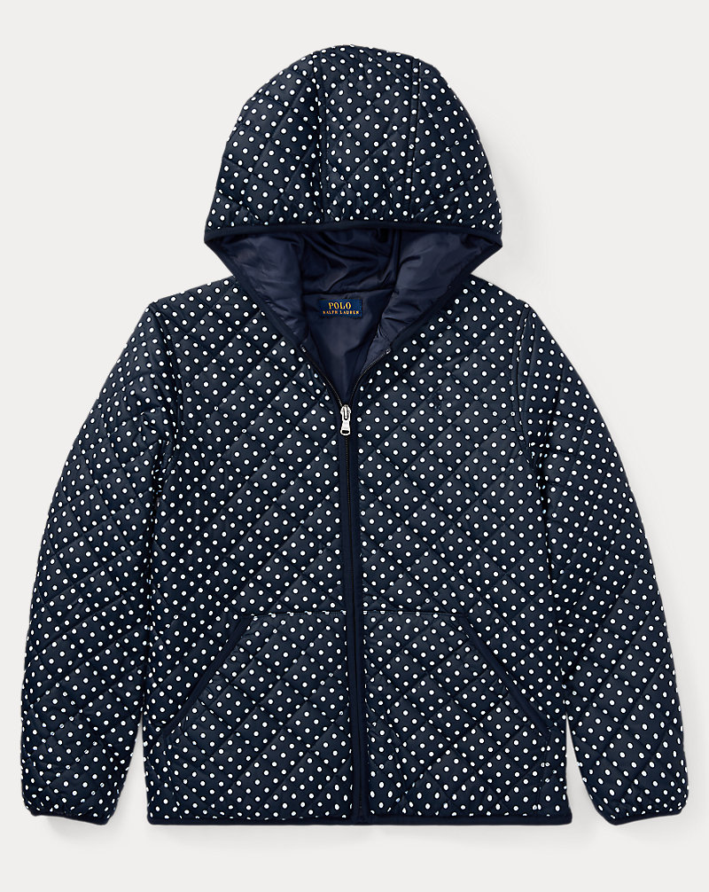 Polka-Dot Quilted Jacket Girls 7-16 1