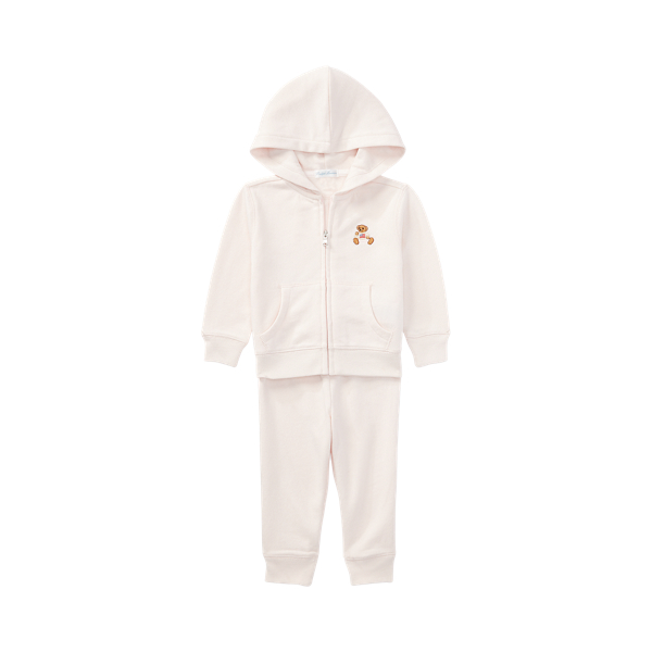 French Terry Hoodie & Pant Set Baby Girl 1