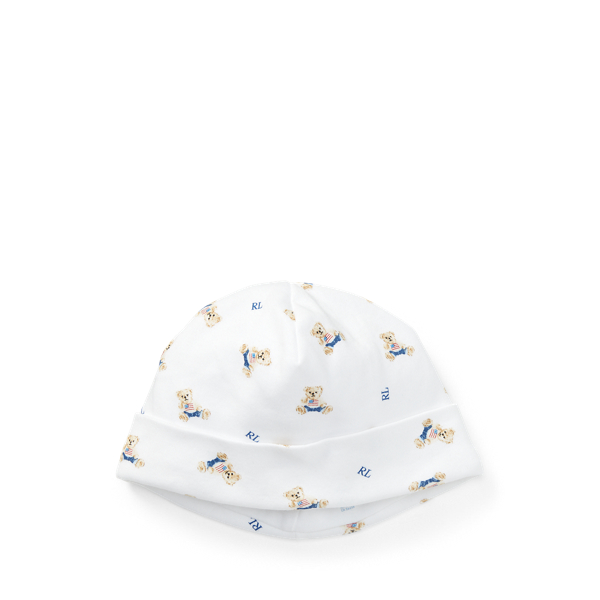 Polo Bear Cotton Interlock Hat Baby Boy 1