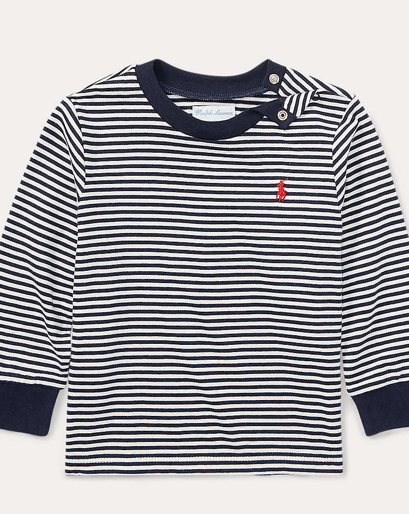 Striped Cotton Jersey T-Shirt Baby Boy 1
