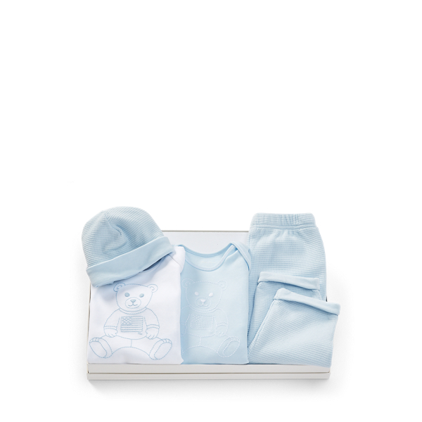 Polo Bear 4-Piece Gift Set Baby Boy 1