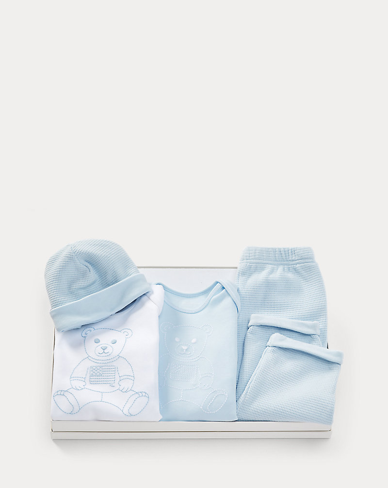 Polo Bear 4-Piece Gift Set Baby Boy 1