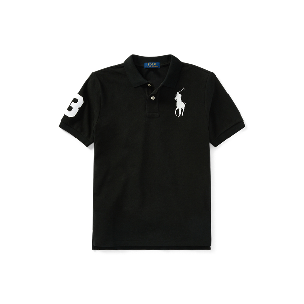 Big Pony Cotton Mesh Polo Shirt