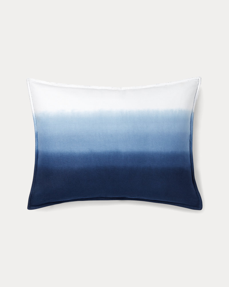 Flora Dip-Dyed Throw Pillow Lauren Home 1