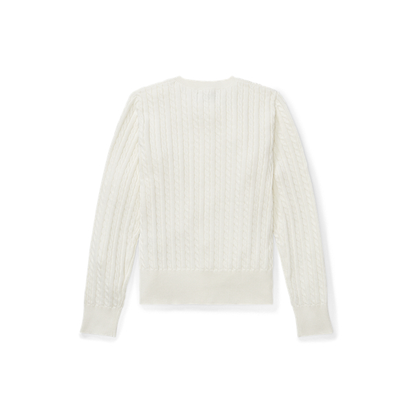 Girls 7-16 Mini-Cable Cotton Cardigan 2