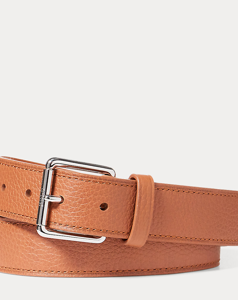 Pebbled Leather Belt Polo Ralph Lauren 1