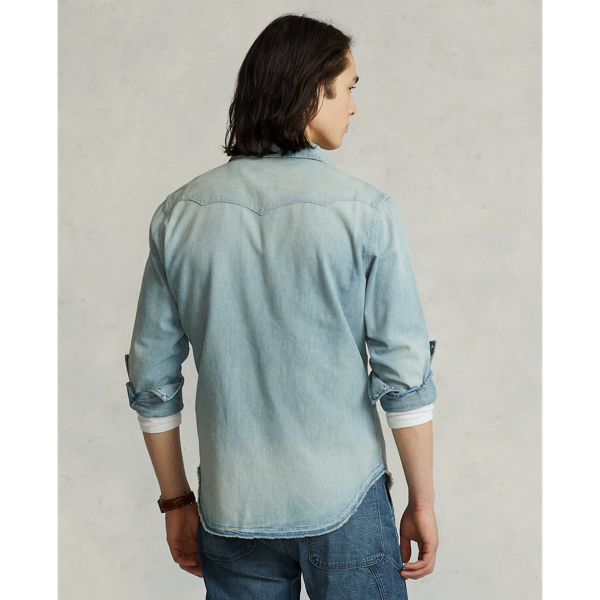 Polo Ralph Lauren Classic Fit Denim Western Shirt 4