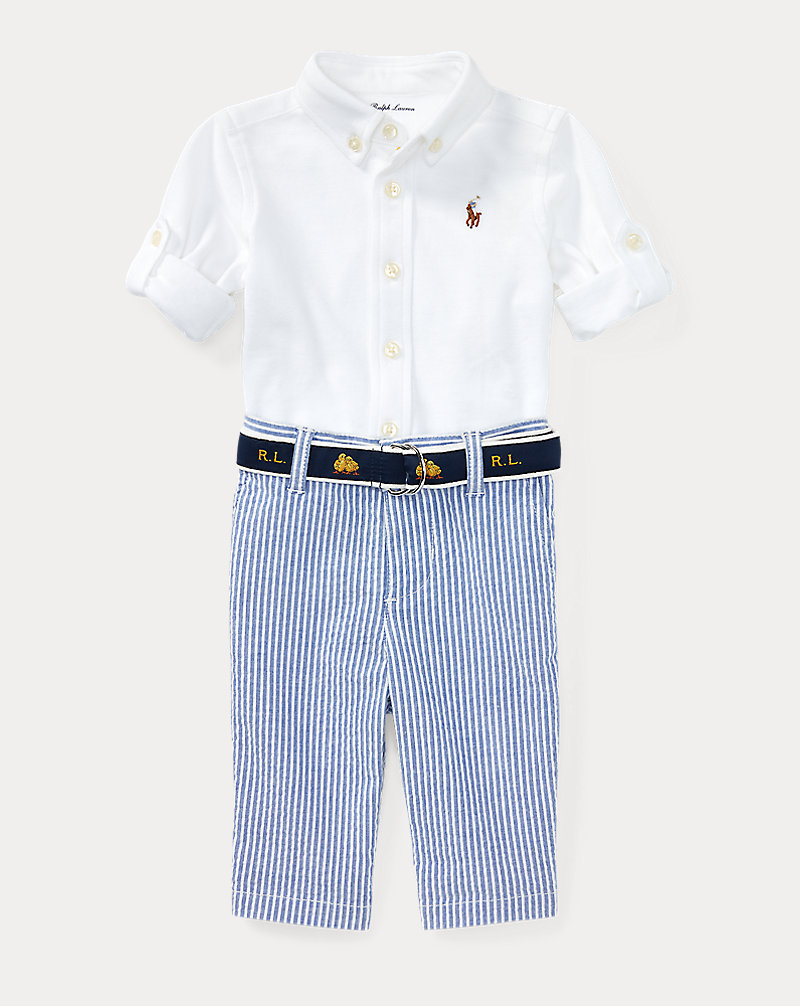 Shirt, Belt & Pant Set Baby Boy 1