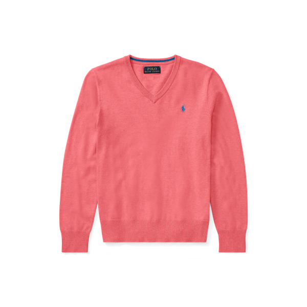 Cotton V-Neck Sweater BOYS 6-14 YEARS 1