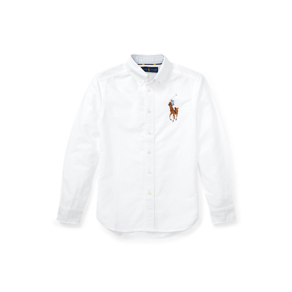 Big Pony Cotton Oxford Shirt Boys 8-18 1