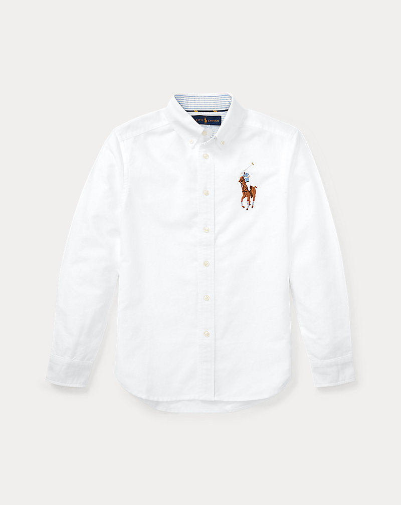 Big Pony Cotton Oxford Shirt Boys 8-18 1