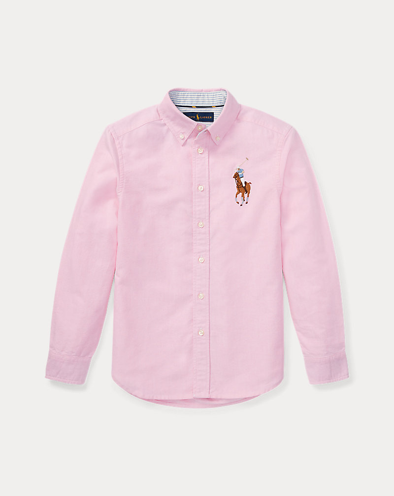 Camisa Oxford de algodón con Big Pony NIÑOS 6-14 AÑOS 1