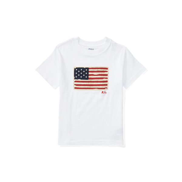 Boys 2-7 Flag Cotton Jersey Tee 1