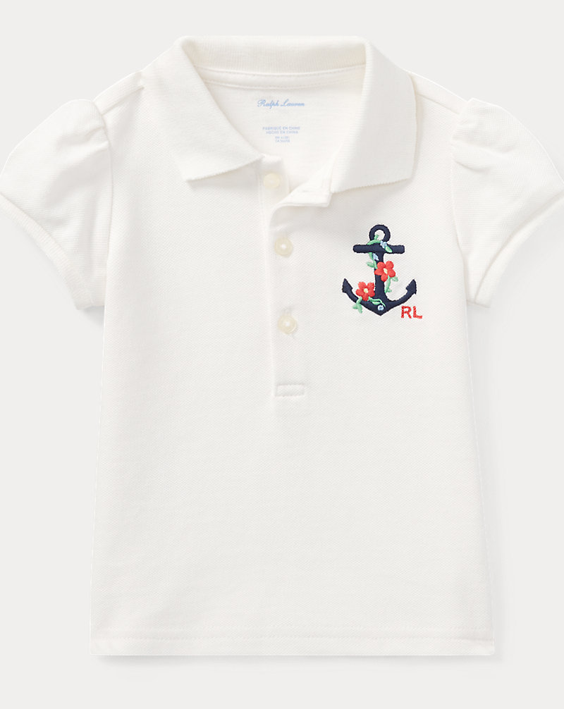 Anchor Cotton Polo Shirt Baby Girl 1