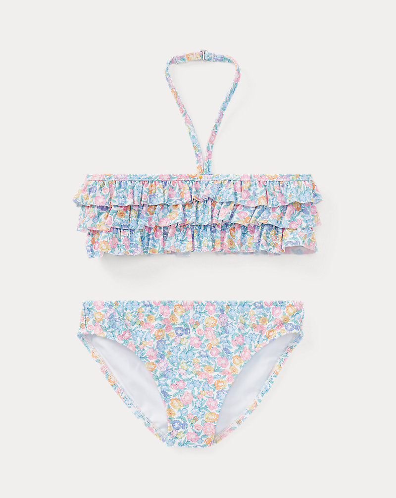 Floral Two-Piece Swimsuit Girls 2-6x 1