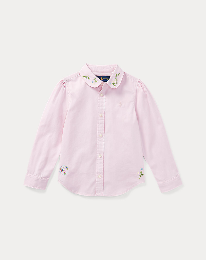 Embroidered Oxford Shirt Girls 2-6x 1