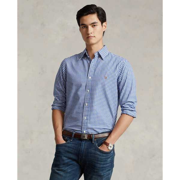 Classic Fit Gingham Oxford Shirt