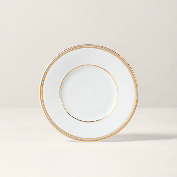 Ralph Lauren Home Wilshire porcelain tea saucer (15,2cm) - White
