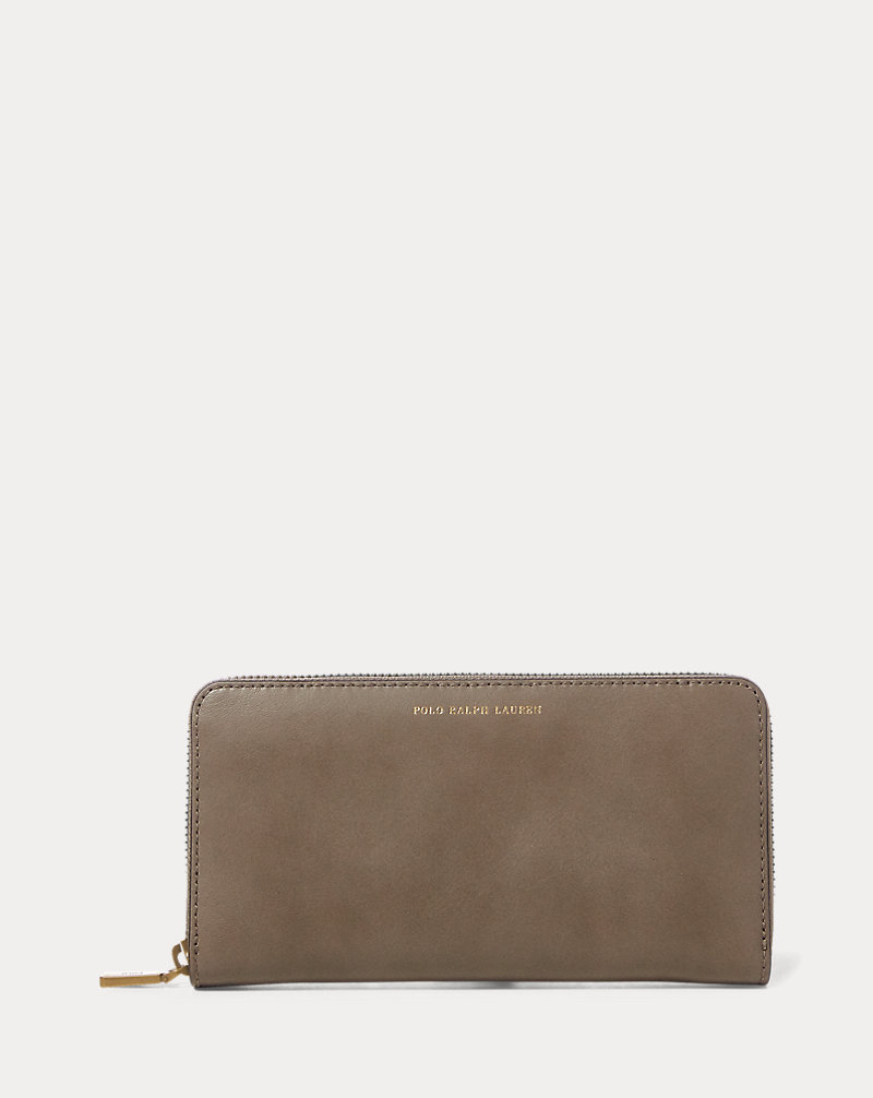 Leather Zip-Around Wallet Polo Ralph Lauren 1
