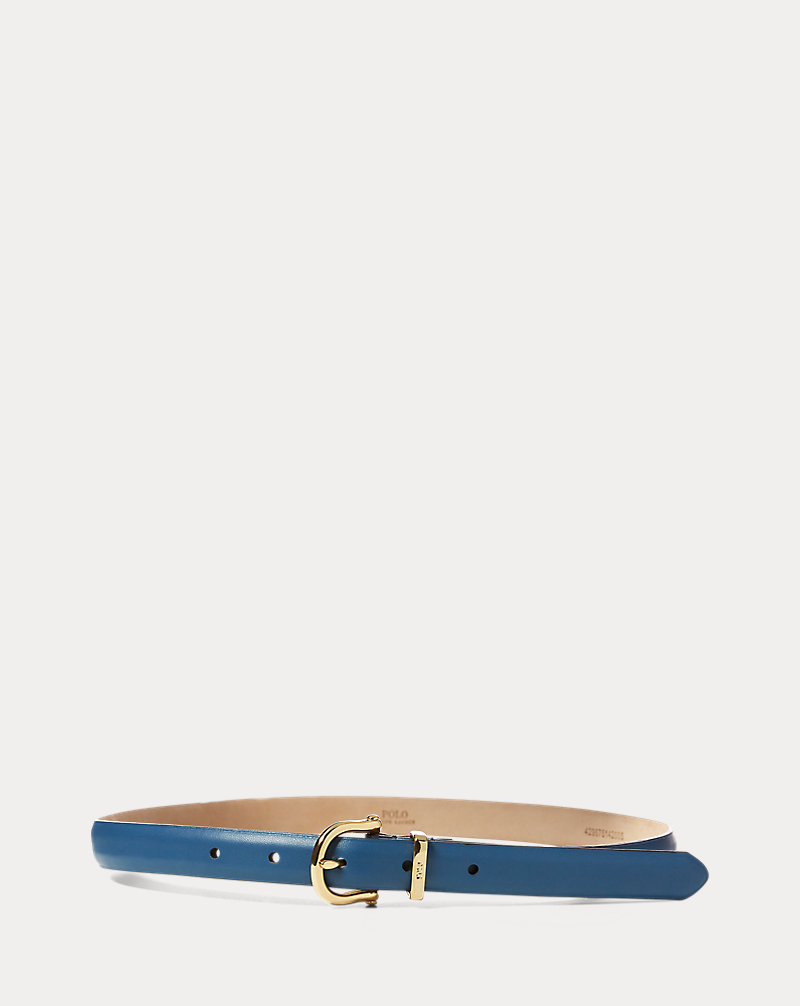 Stirrup Leather Skinny Belt Polo Ralph Lauren 1