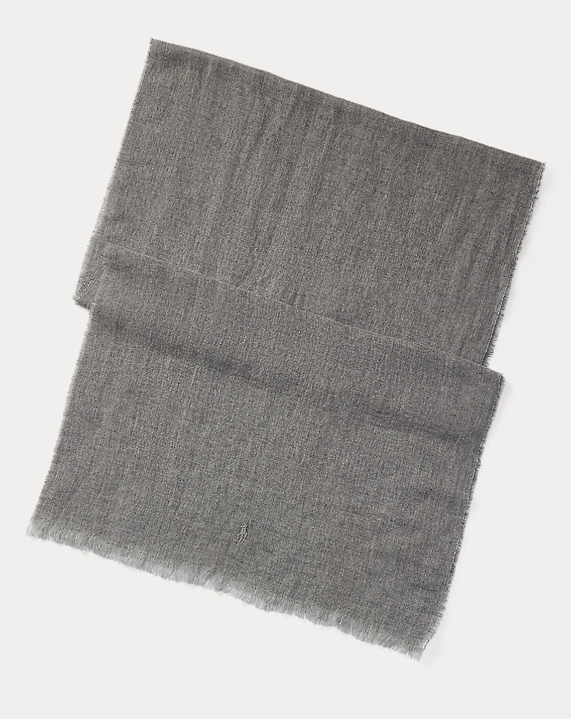 Linen-Cashmere Blend Scarf Polo Ralph Lauren 1