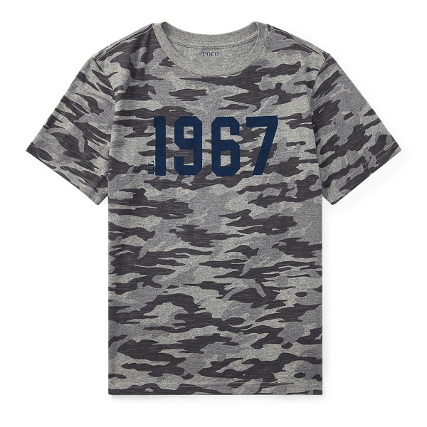 Camo Cotton Jersey T-Shirt Boys 8-20 1