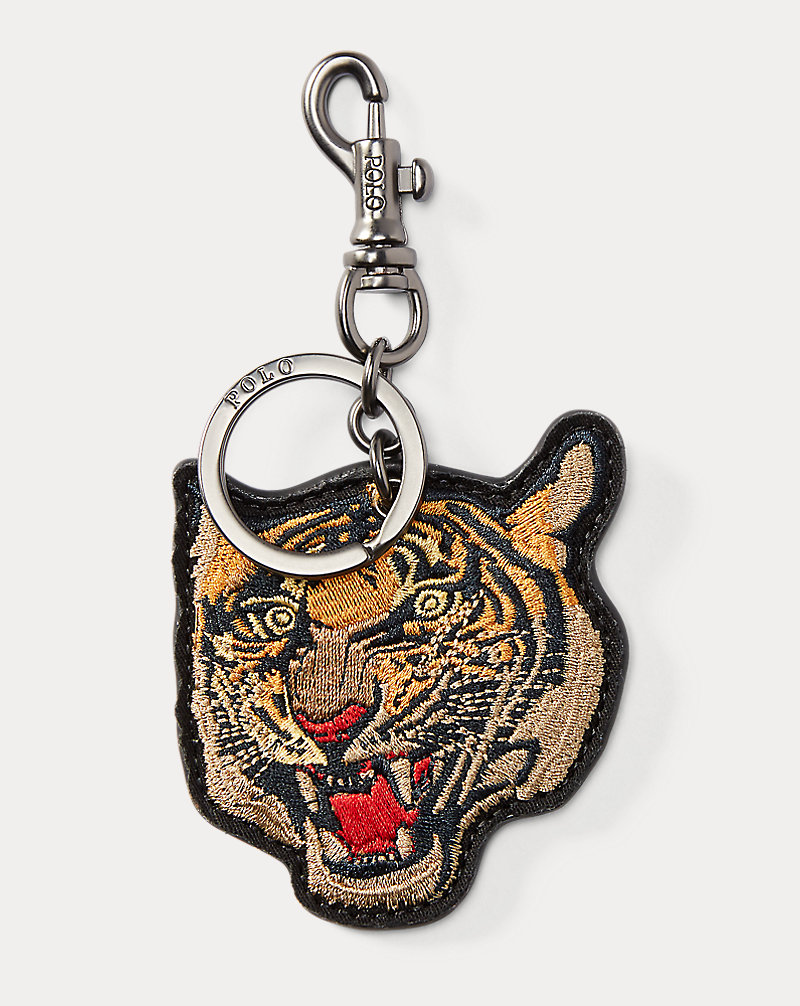 Tiger Leather Key Fob Polo Ralph Lauren 1