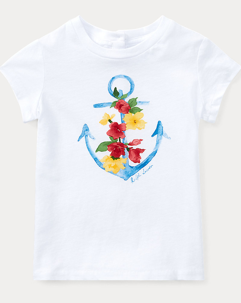 Cotton Jersey Graphic T-Shirt Baby Girl 1