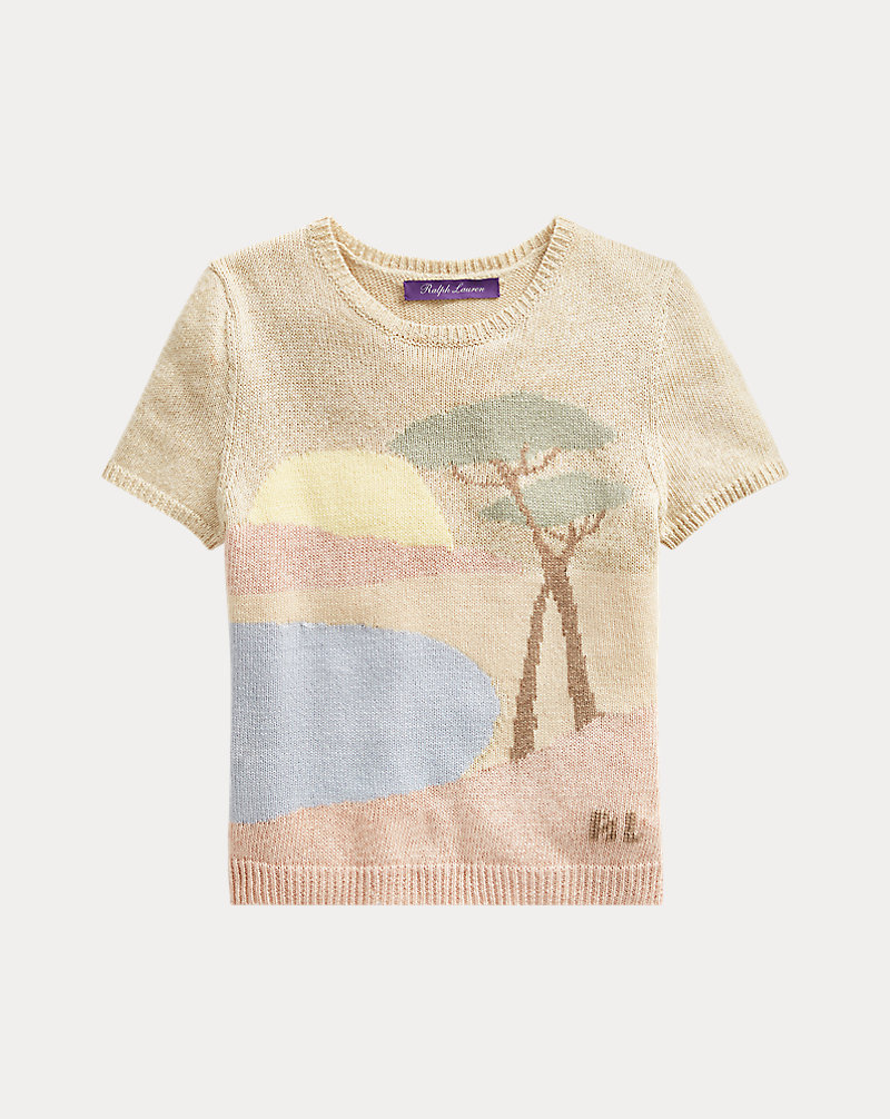Beach Linen-Blend Sweater Ralph Lauren Collection 1