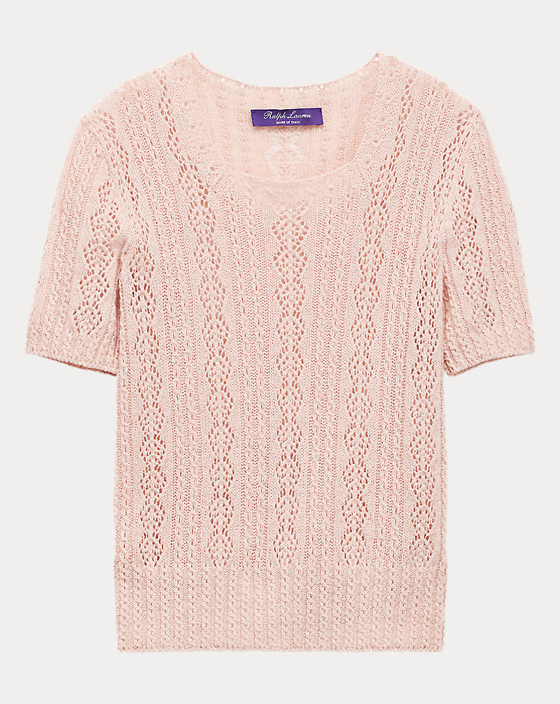 Pointelle Cashmere Sweater Ralph Lauren Collection 1