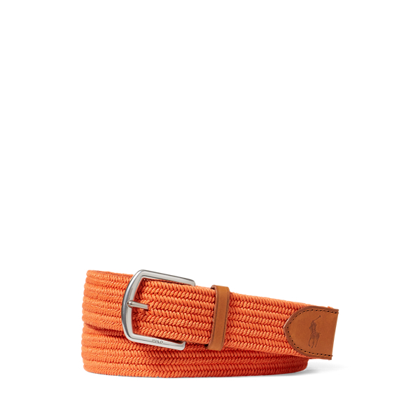 Gevlochten leren riem voor heren | Ralph Lauren® NL