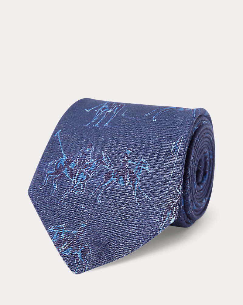 Polo Linen-Silk Narrow Tie Polo Ralph Lauren 1