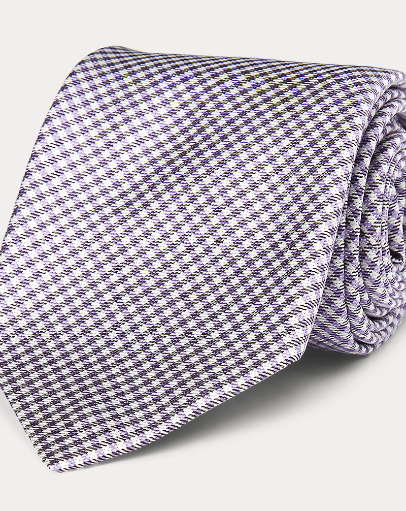 Gingham Silk Narrow Tie Polo Ralph Lauren 1