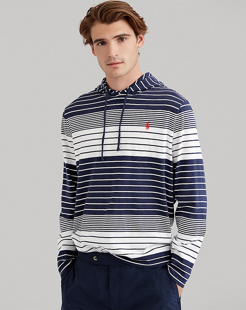 Striped Cotton Hooded T-Shirt Polo Ralph Lauren 1