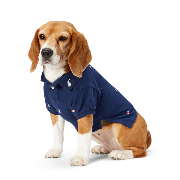 Embroidered Dog Polo Shirt Ralph Lauren Pet 1