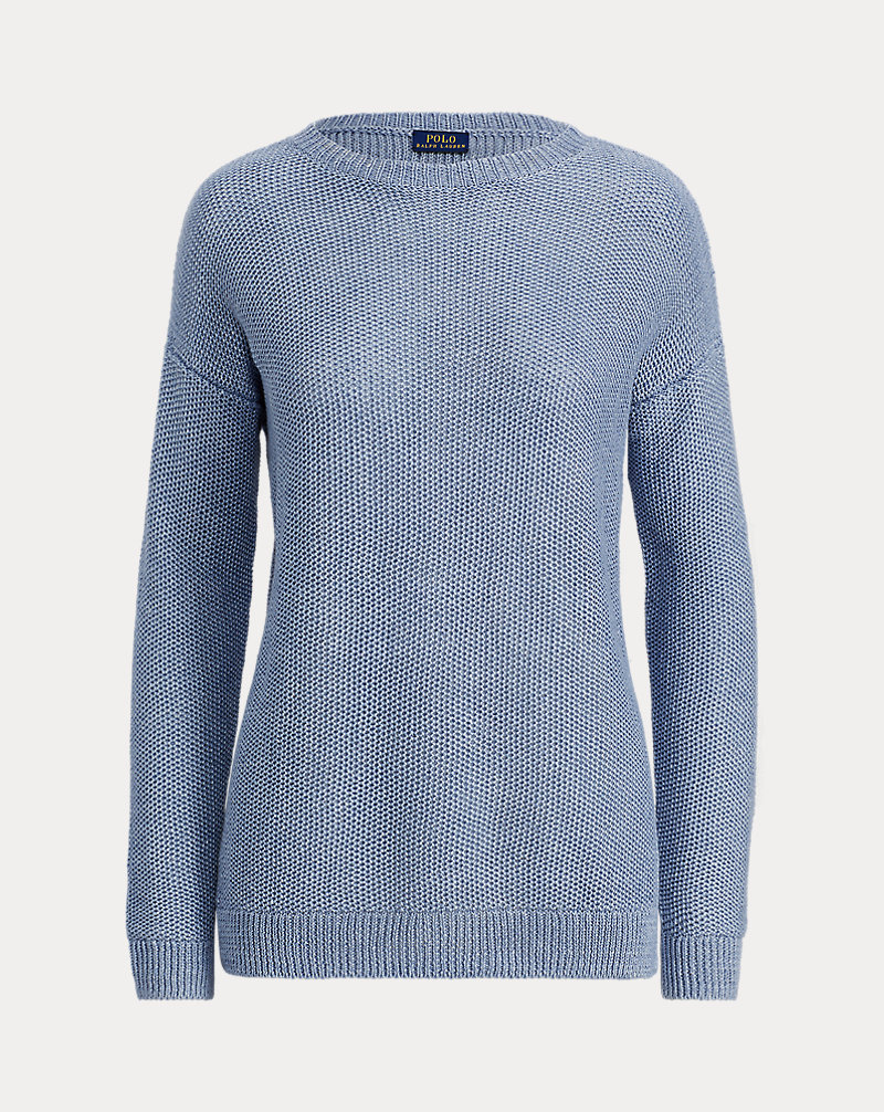 Linen Crewneck Sweater Polo Ralph Lauren 1