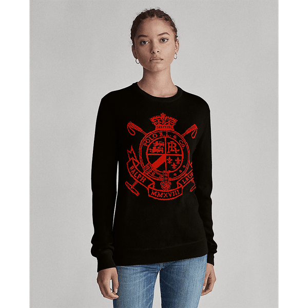 Pull col rond en laine personnalisé
