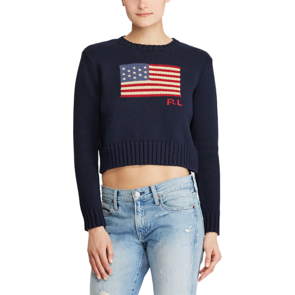 Cropped ralph lauren jumper store