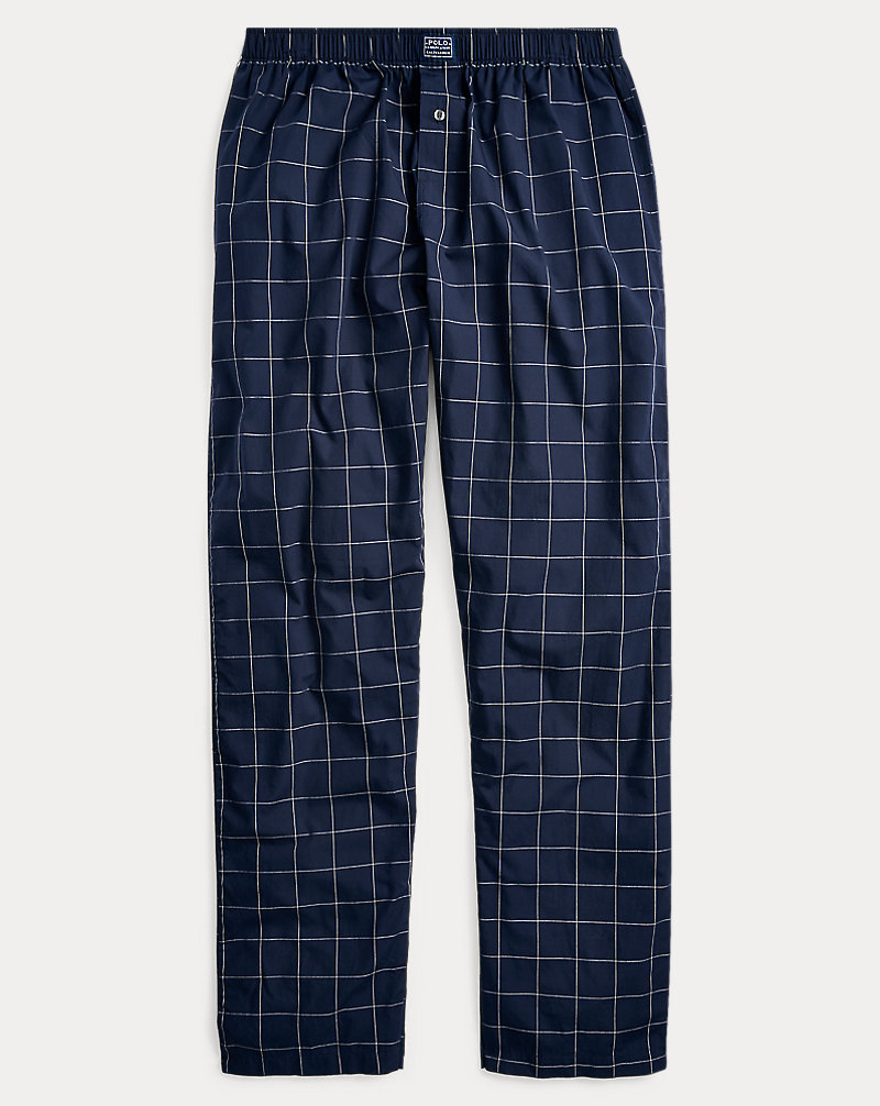 Windowpane Cotton Pajama Pant Polo Ralph Lauren 1