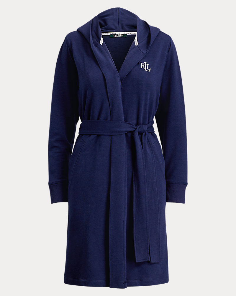 French Terry Hooded Robe Lauren 1