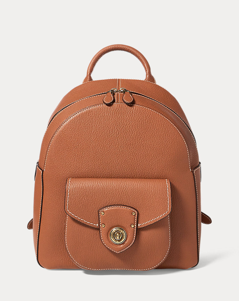 Leather Medium Backpack Lauren 1