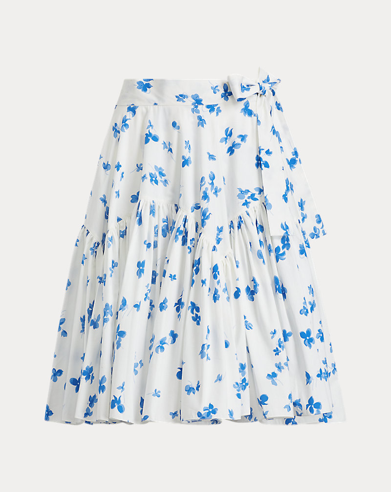 Fabian Floral Cotton Skirt Ralph Lauren Collection 1