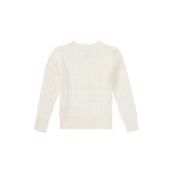 Girls 2-6x Mini-Cable Cotton Cardigan 2