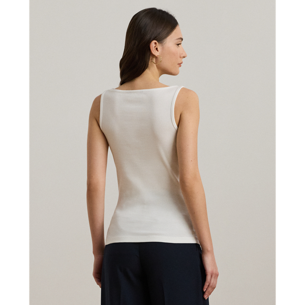 Lauren Cotton-Blend Tank Top 4
