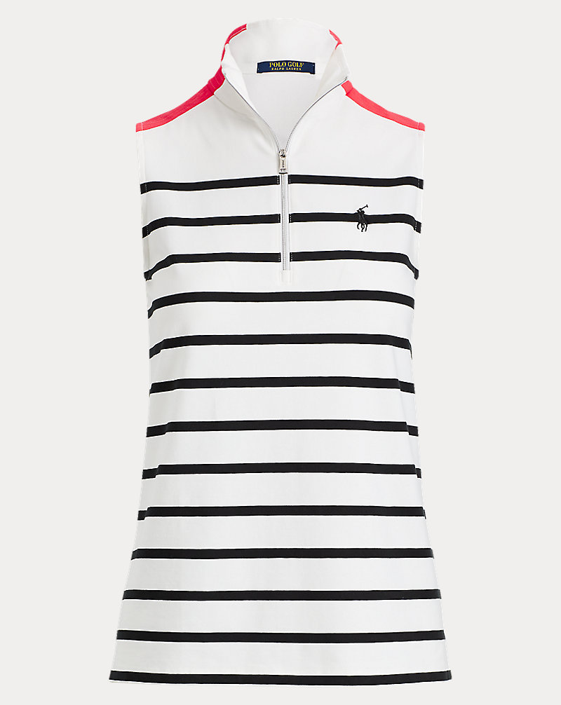 Striped Sleeveless Polo Shirt Ralph Lauren Golf 1
