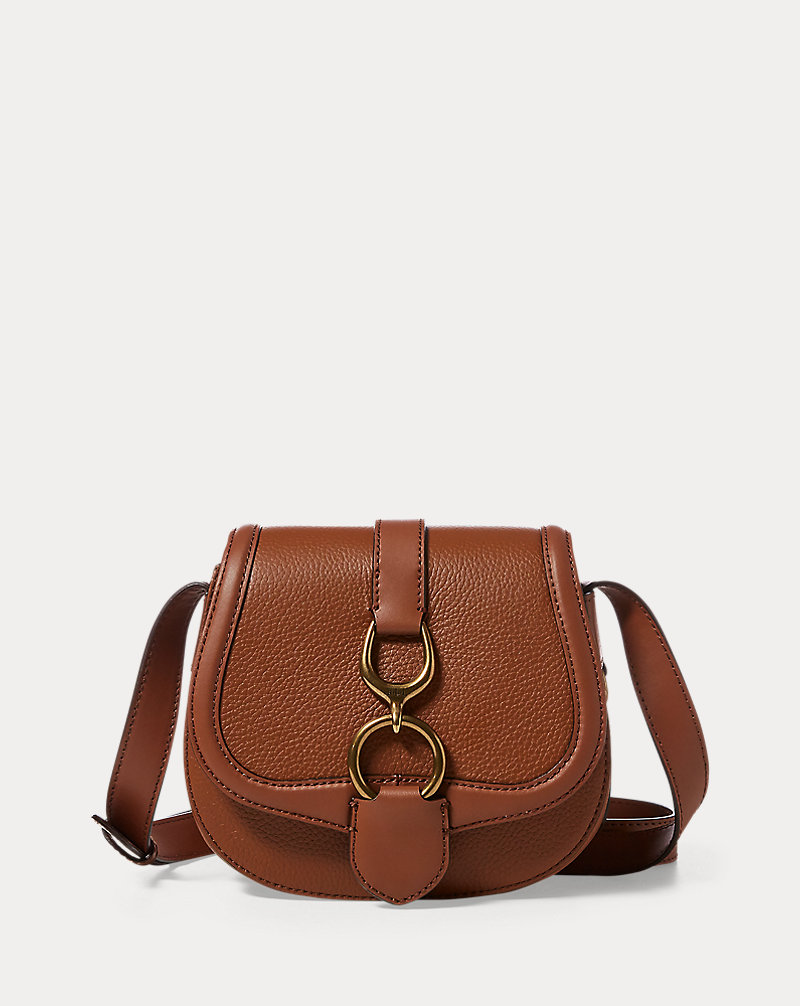 Leather Small Saddle Bag Lauren 1