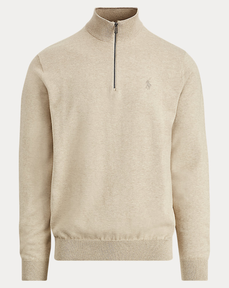Cotton Half-Zip Sweater Polo Golf 1