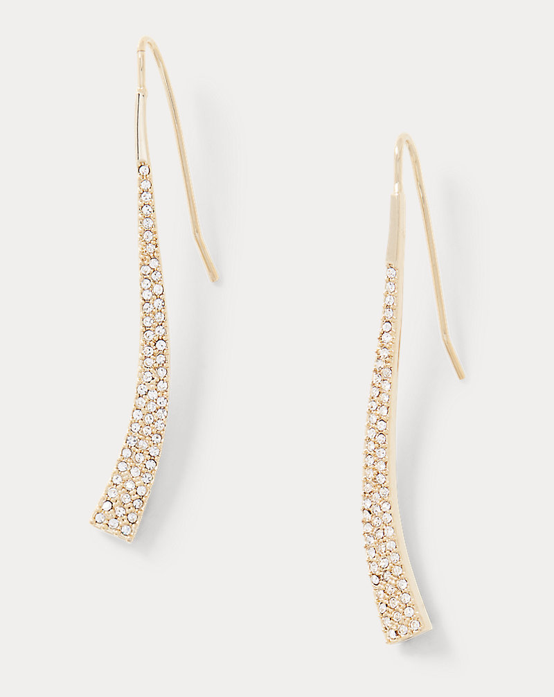 Linear Pavé Earrings Lauren 1