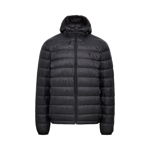Men's packable on sale hooded puffer jacket